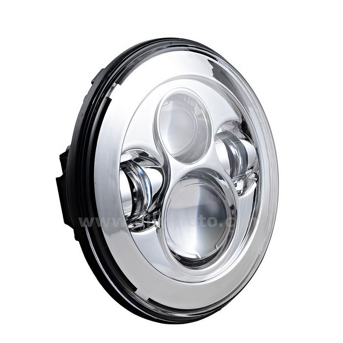 154 Harley Led Headlights 7 Inch Headlamps Dot Sae E9@2